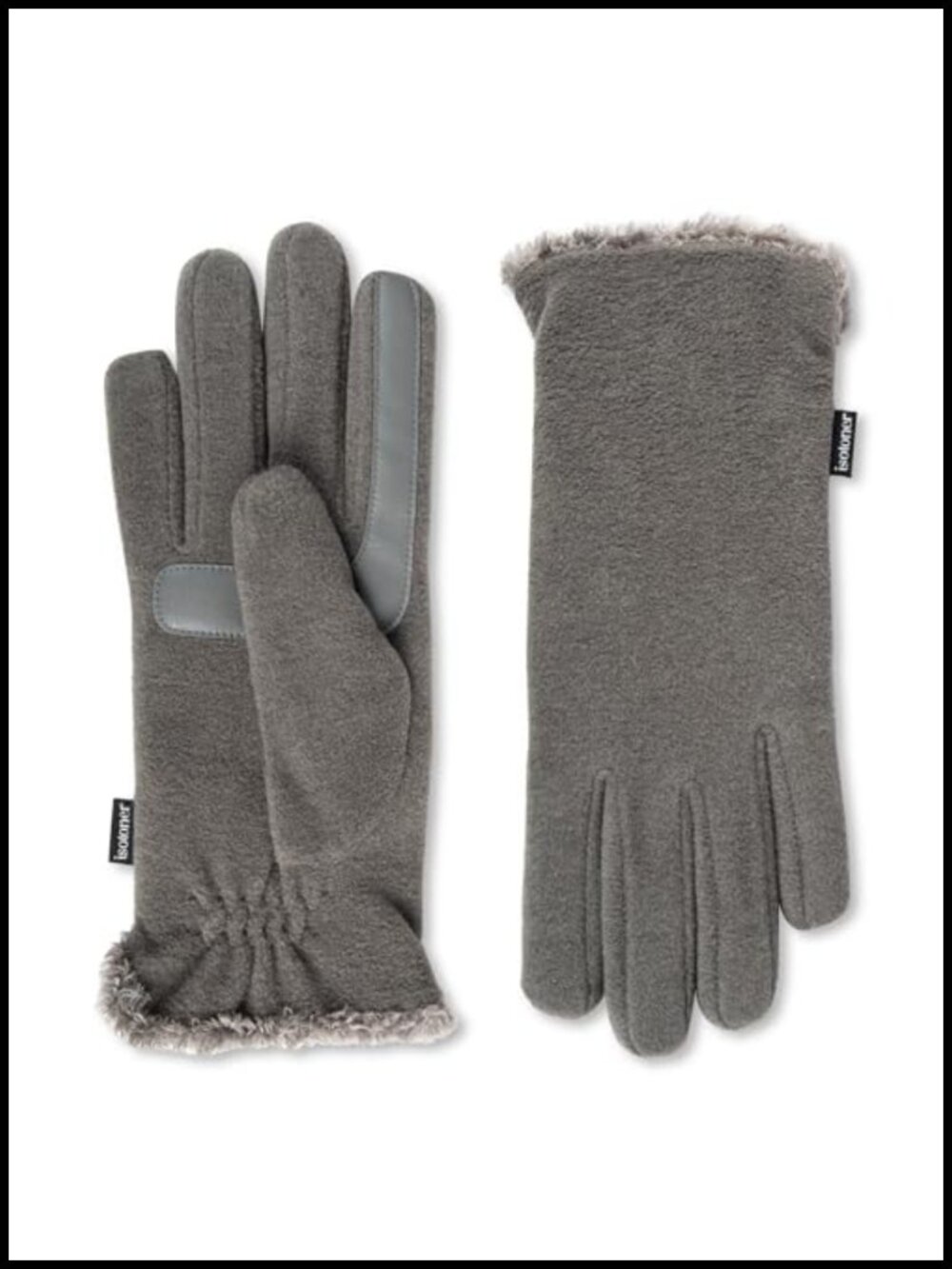 Stretch Fleece Gloves Microluxe Lining Smart Touch Tech